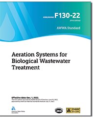 AWWA F130-22 Aeration Systems for Biological Wastewater Treatment image