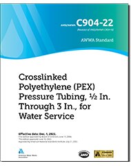 AWWA C904-22 Crosslinked Polyethylene (PEX) Pressure Tubing, 1/2 In. (13 mm) Through 3 In. (76 mm) for Water Service image