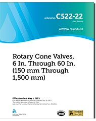 AWWA C522-22 Rotary Cone Valves, 6 In. Through 60 In. (150 mm Through 1,500 mm) image