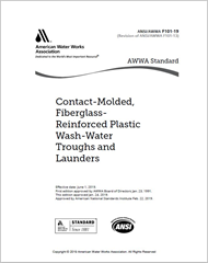 AWWA F101-19 Contact-Molded, Fiberglass-Reinforced Plastic Wash-Water Troughs and Launders image