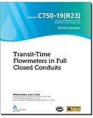 AWWA C750-19(R23) Transit-Time Flowmeters in Full Closed Conduits image