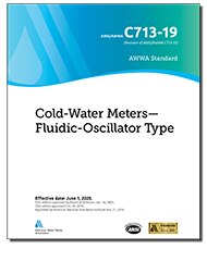 AWWA C713-19 Cold-Water Meters--Fluidic-Oscillator Type image