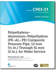AWWA C903-21 Polyethylene–Aluminum–Polyethylene (PE-AL-PE) Composite Pressure Pipe, 12 mm (1/2 In.) Through 51 mm (2 In.), for Water Service image
