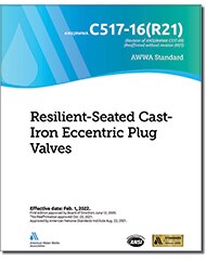AWWA C517-16(R21) Resilient-Seated Cast-Iron Eccentric Plug Valves image