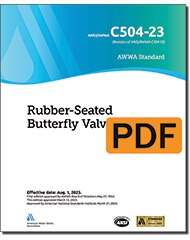 AWWA C504-23 Rubber-Seated Butterfly Valves (PDF) image