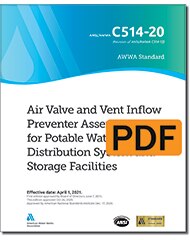 AWWA C514-20 Air Valve and Vent Inflow Preventer Assemblies for Potable Water Distribution System and Storage Facilities (PDF) image