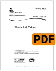 AWWA C521-18 Plastic Ball Valves (PDF) image