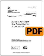 AWWA C621-18 Internal Pipe Joint Seal Assemblies for Water Service (PDF) image