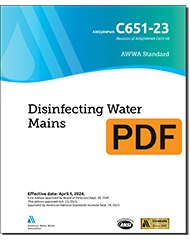 AWWA C651-23 Disinfecting Water Mains (PDF) image