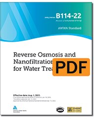 AWWA B114-22 Reverse Osmosis and Nanofiltration Systems for Water Treatment (PDF) image