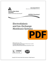 AWWA B116-19 Electrodialysis and Ion-Exchange Membrane Systems (PDF) image