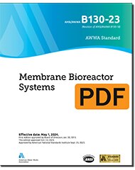 AWWA B130-23 Membrane Bioreactor Systems (PDF) image