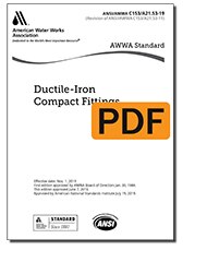 AWWA C153-19 Ductile-Iron Compact Fittings (PDF) image