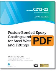 AWWA C213-22 Fusion-Bonded Epoxy Coatings and Linings for Steel Water Pipe and Fittings (PDF) image