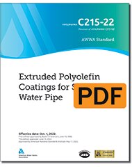 AWWA C215-22 Extruded Polyolefin Coatings for Steel Pipe (PDF) image