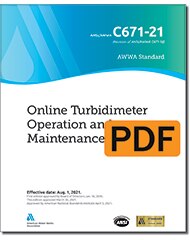 AWWA C671-21 Online Turbidimeter Operation and Maintenance (PDF) image