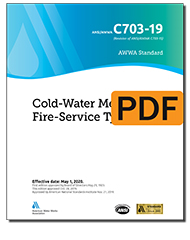 AWWA C703-19 Cold-Water Meters--Fire-Service Type (PDF) image