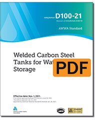 AWWA D100-21 Welded Carbon Steel Tanks for Water Storage (PDF) image