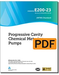 AWWA E200-23 Progressive Cavity Chemical Metering Pumps (PDF) image