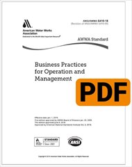 AWWA G410-18 Business Practices for Operation and Management (PDF) image