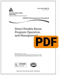 AWWA G485-18 Direct Potable Reuse Program Operation and Management (PDF) image