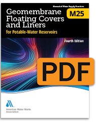 M25 Geomembrane Floating Covers and Liners for Potable-Water Reservoirs, Fourth Edition (PDF) image