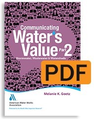 Communicating Water's Value Part II: Stormwater, Wastewater & Watersheds (PDF) image