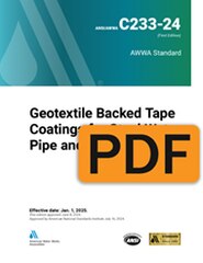 AWWA C233-24 Geotextile Backed Tape Coatings for Steel Water Pipe and Fittings (PDF) image