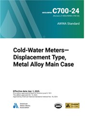 AWWA C700-24 Cold-Water Meters—Displacement Type, Metal Alloy Main Case image