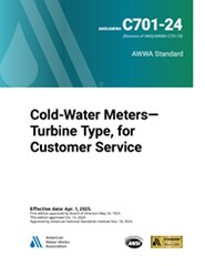 AWWA C701-24 Cold-Water Meters—Turbine Type, for Customer Service image