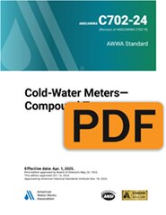 AWWA C702-24 Cold-Water Meters—Compound Type (PDF) image