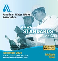 AWWA Standards on CD-ROM: 2–9 Users—December 2024 Edition image