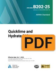 AWWA B202-25 Quicklime and Hydrated Lime (PDF) image